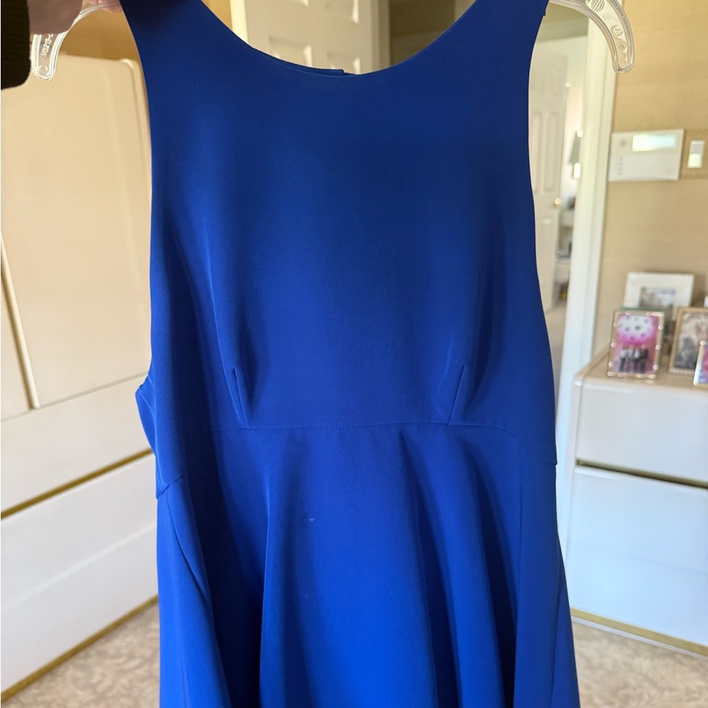 Milly peplum top royal blue